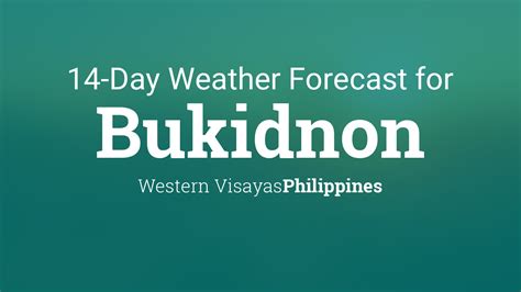 weather forecast pangantucan bukidnon|Pangantucan, Bukidnon, Philippines Weather Forecast.